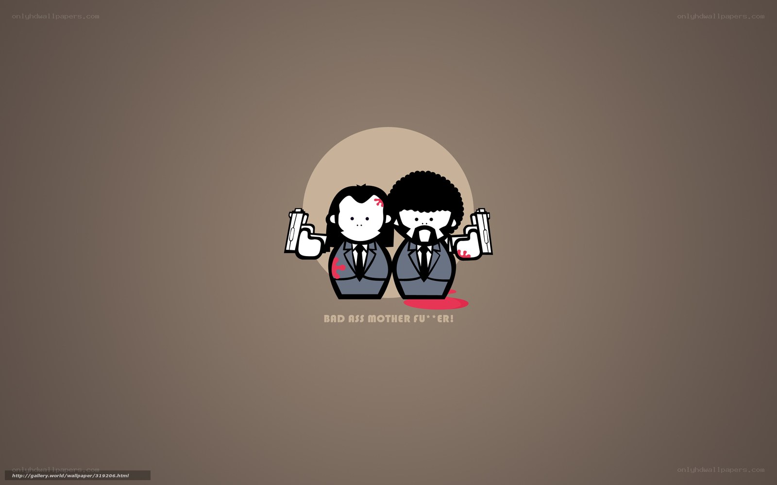 Pulp Fiction characters wallpaper