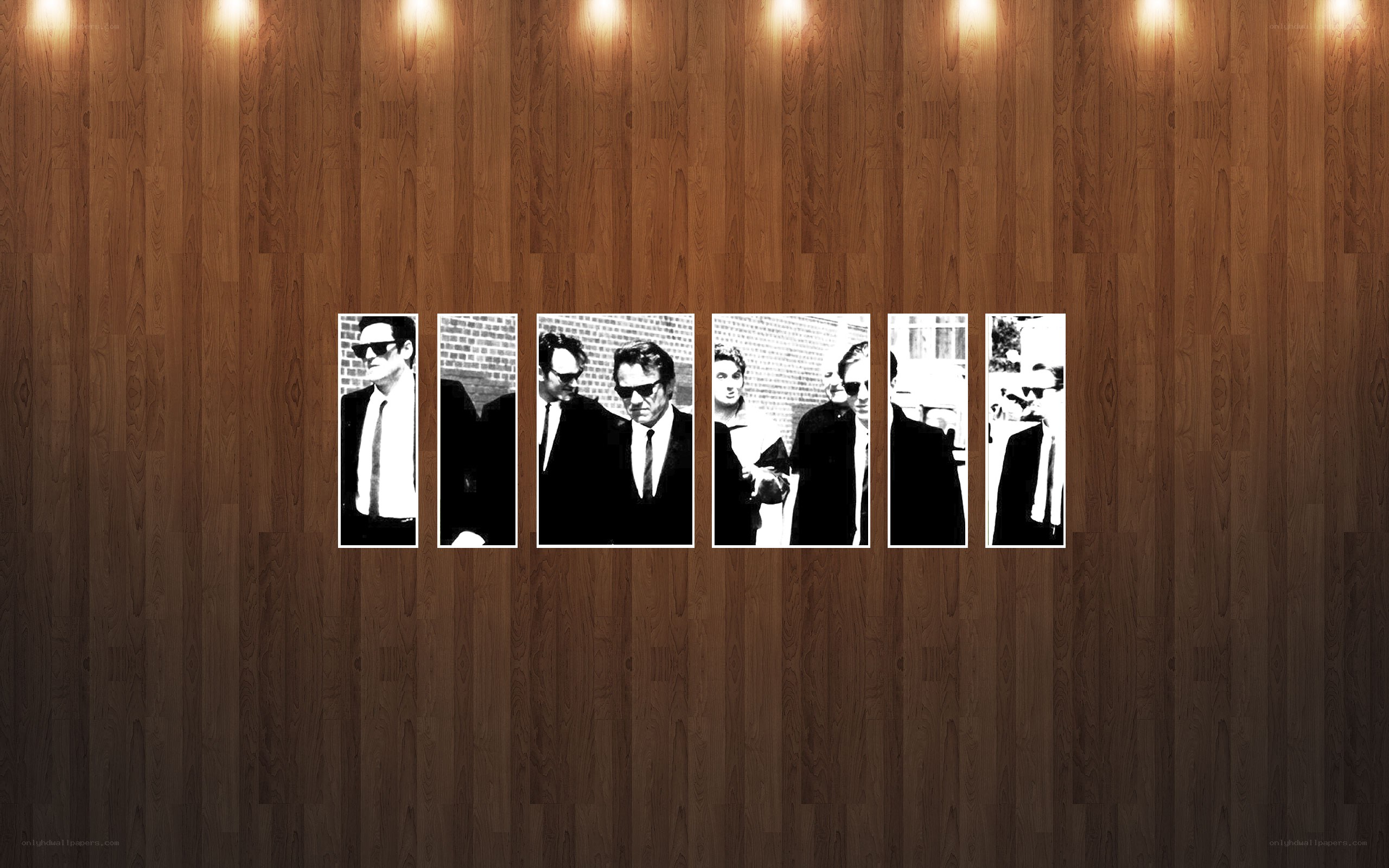 Pulp Fiction collage on wood