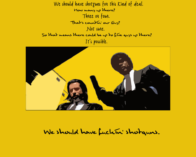 Pulp Fiction dialogue meme