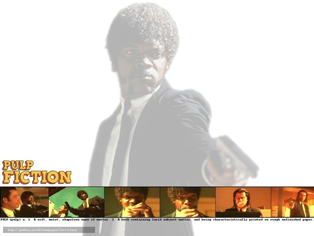 Pulp Fiction movie collage