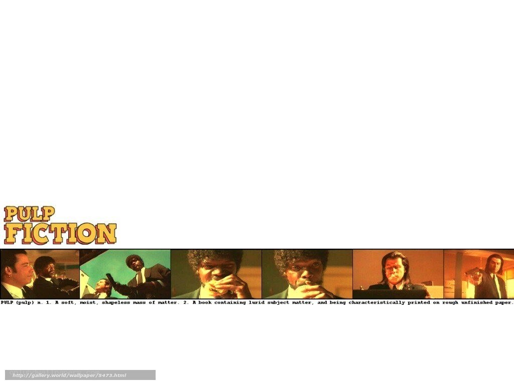 Pulp Fiction movie collage