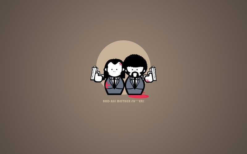 Pulp Fiction parody art