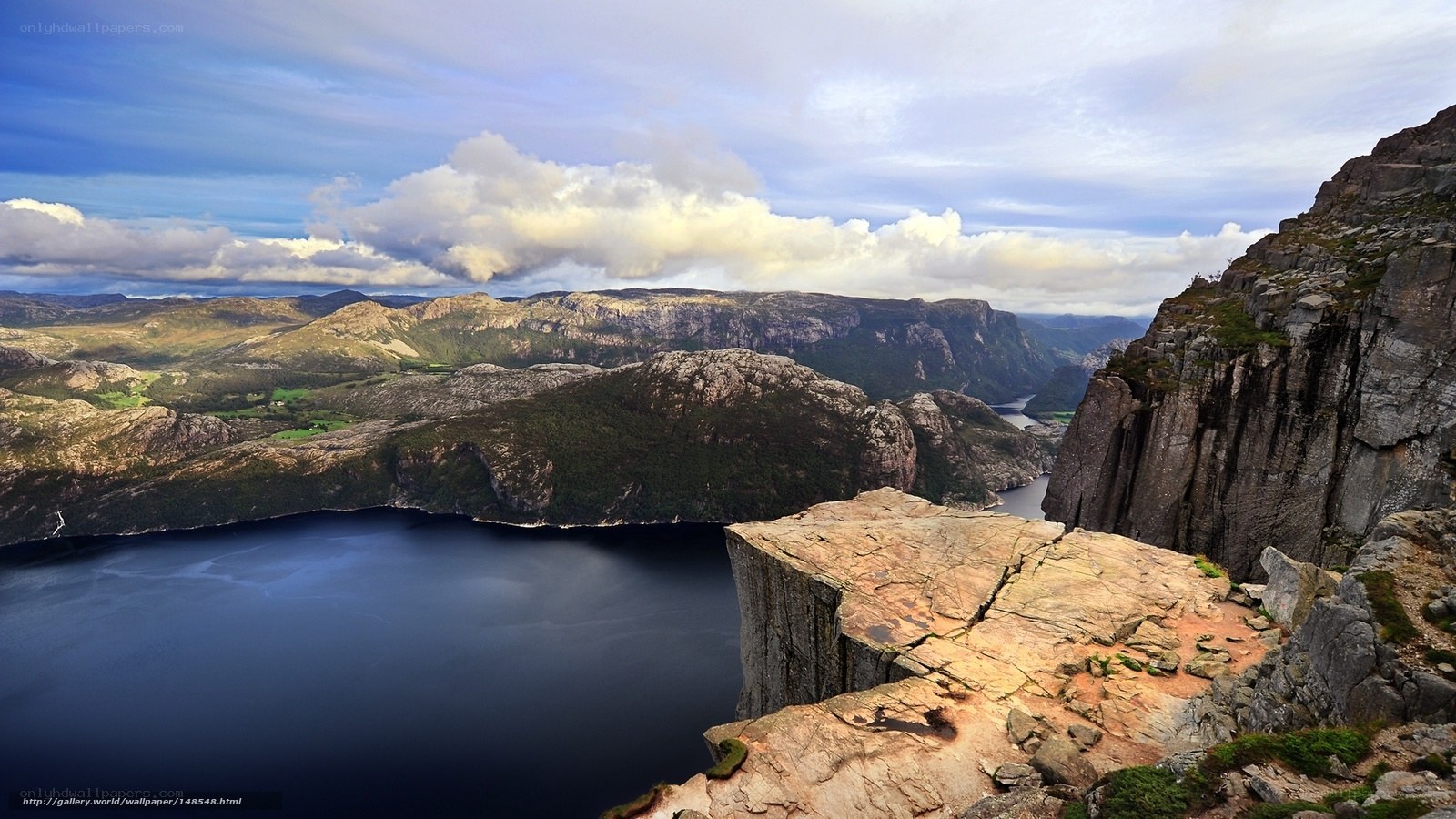 Pulpit Rock over Lysefjord