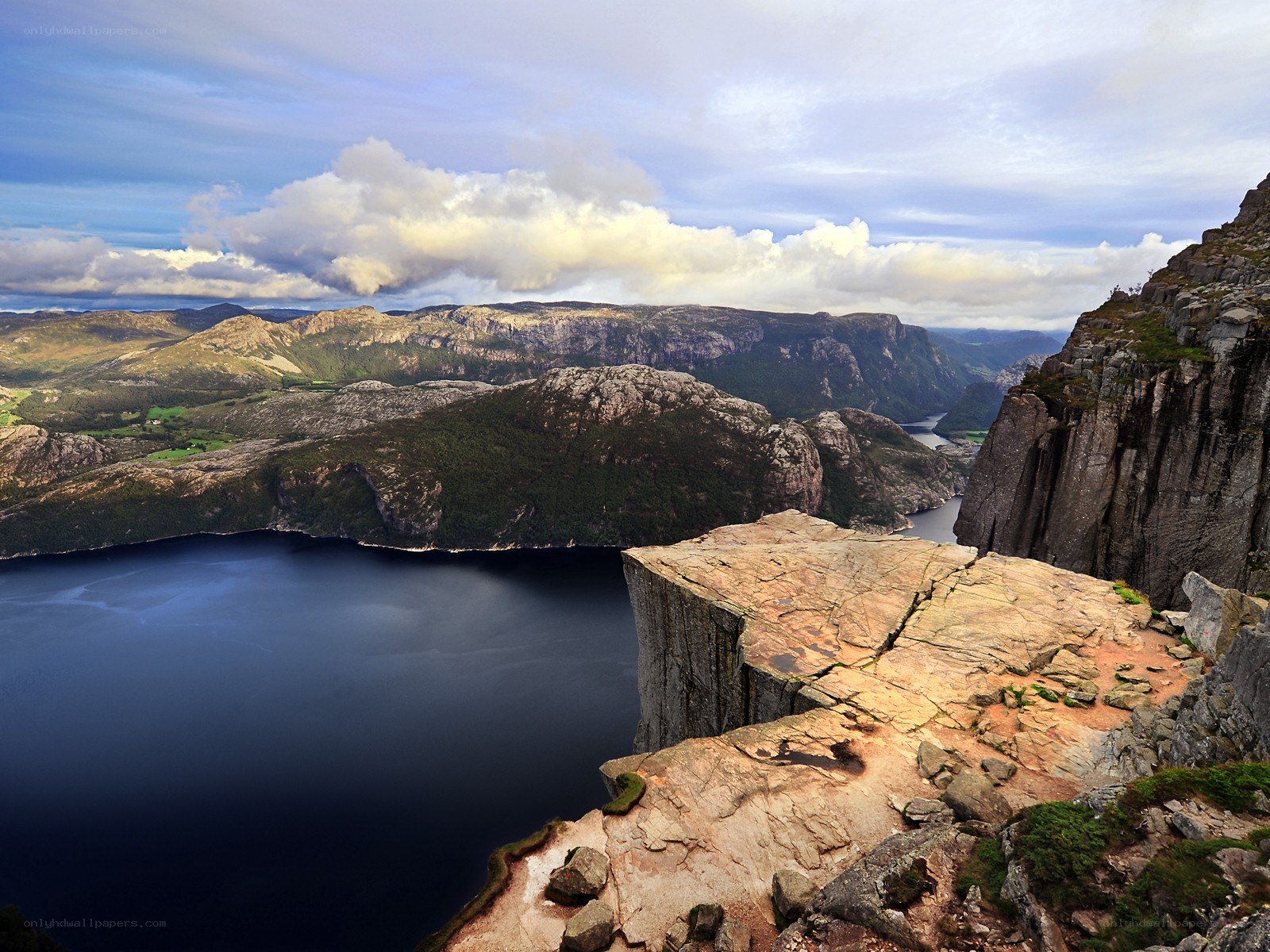 Pulpit Rock overlooking Lysefjord