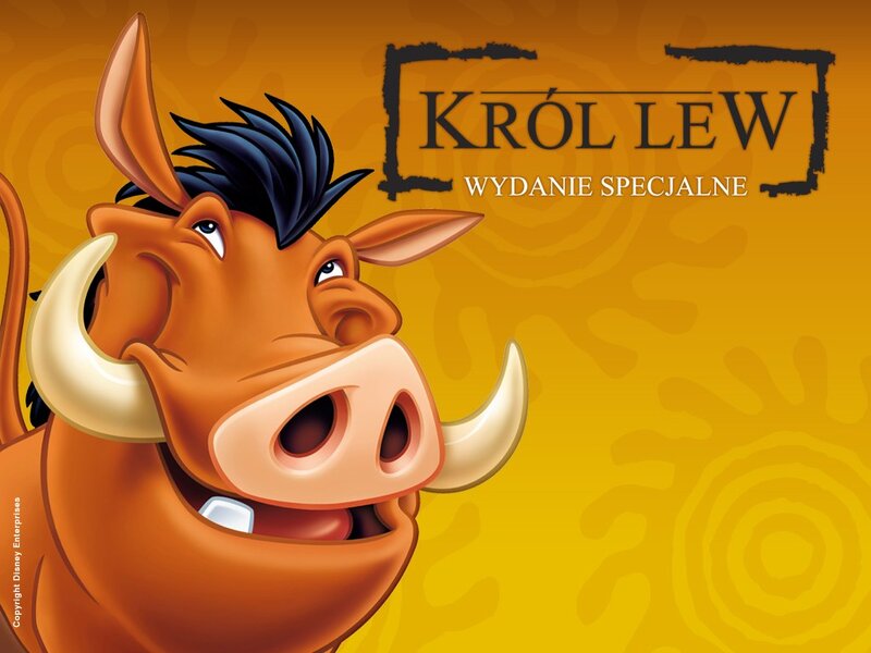 Pumbaa the Warthog — Yellow