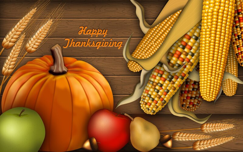 Pumpkin and Corn Display — Orange