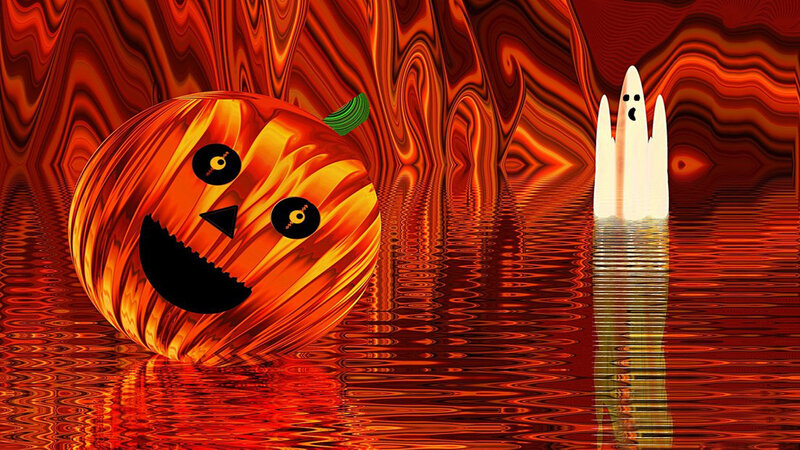 Pumpkin and Ghost