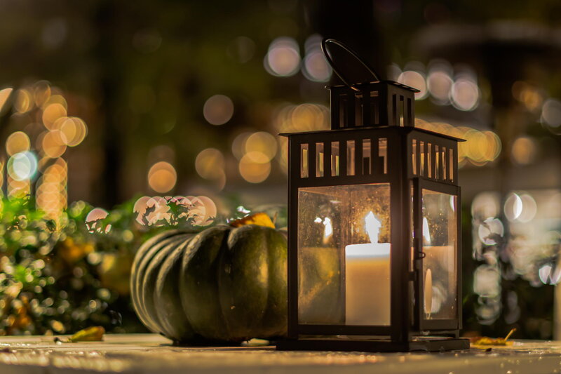 Pumpkin and Lantern