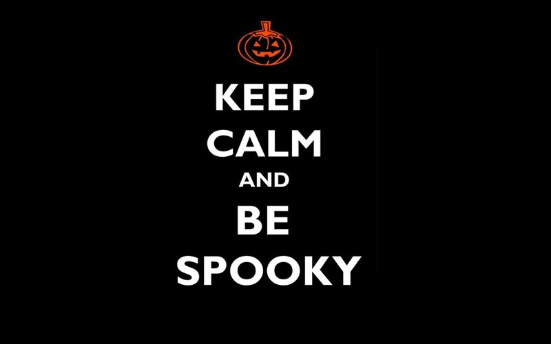 Pumpkin and Text — Black