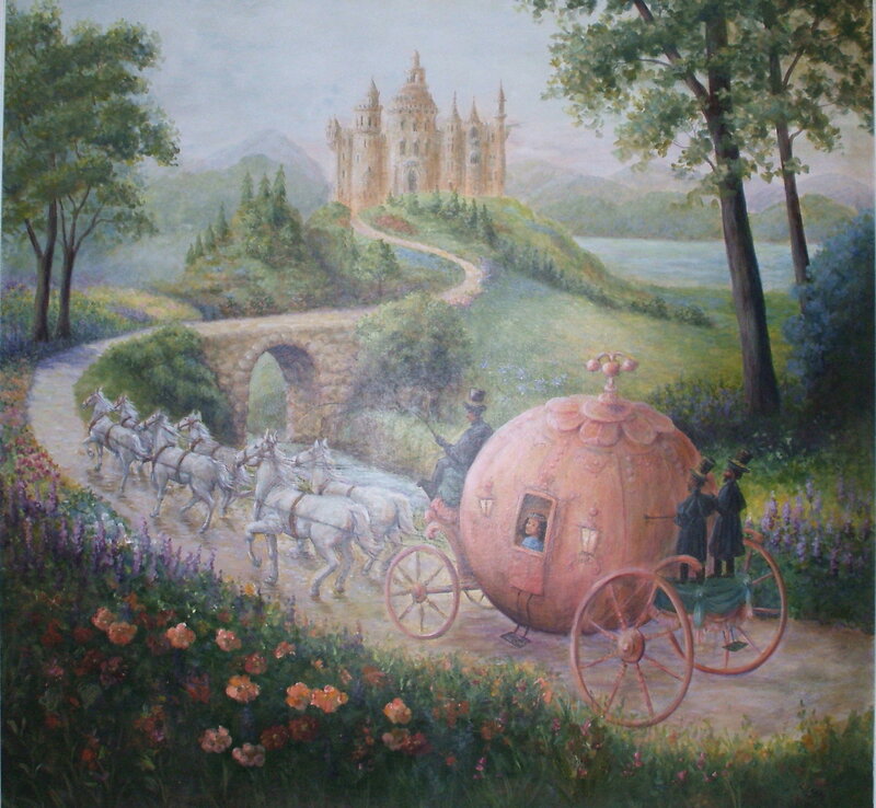 Pumpkin Carriage on Path