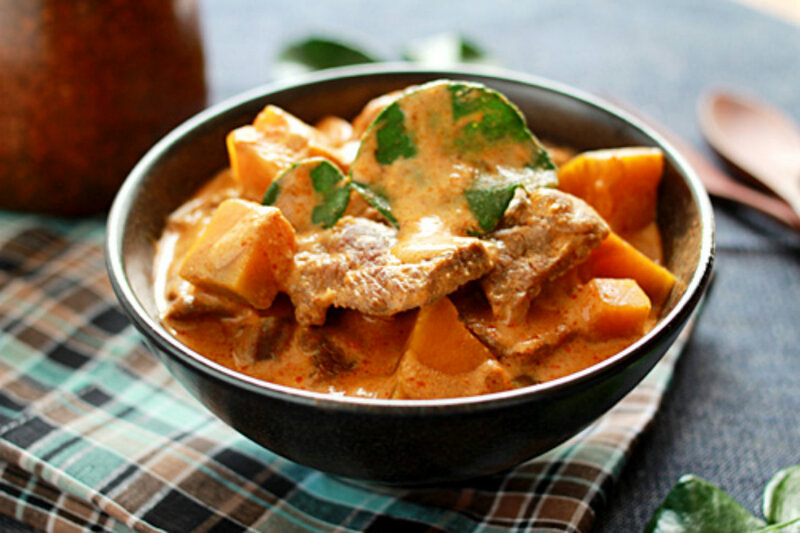 Pumpkin Curry in Bowl