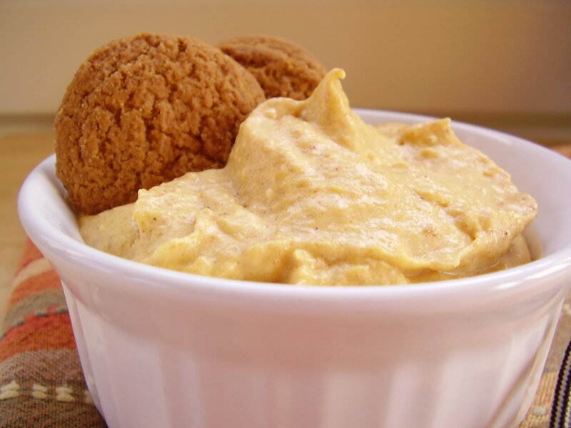 Pumpkin Dip with Cookies