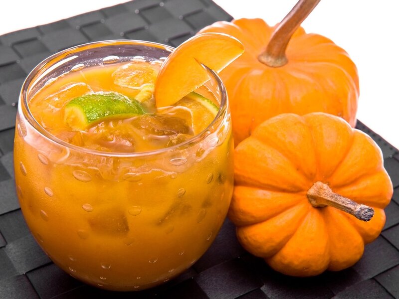 Pumpkin Drink in Glass