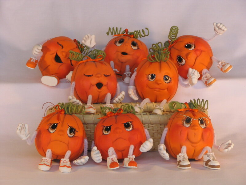 Pumpkin Figurines