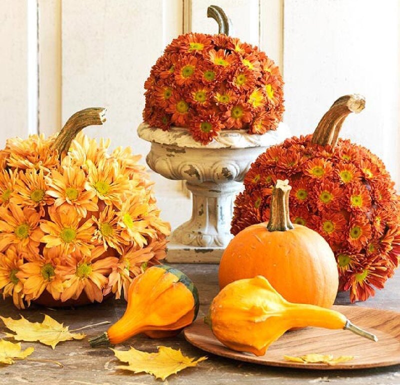 Pumpkin Flower Arrangements