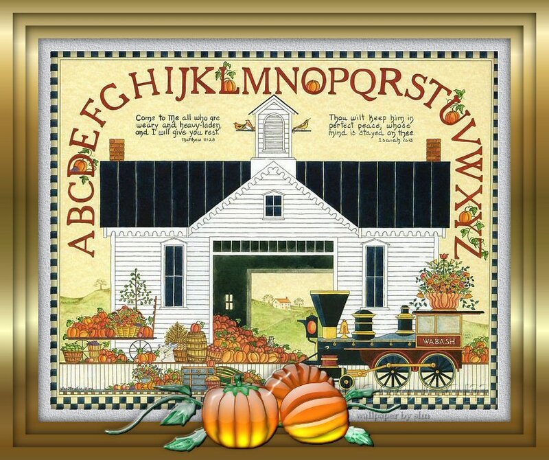 Pumpkin Harvest Illustration