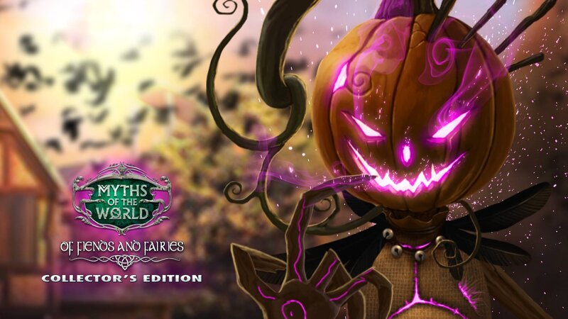 Pumpkin-headed Creature — Purple