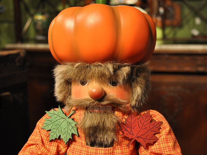 Pumpkin-headed Figurine