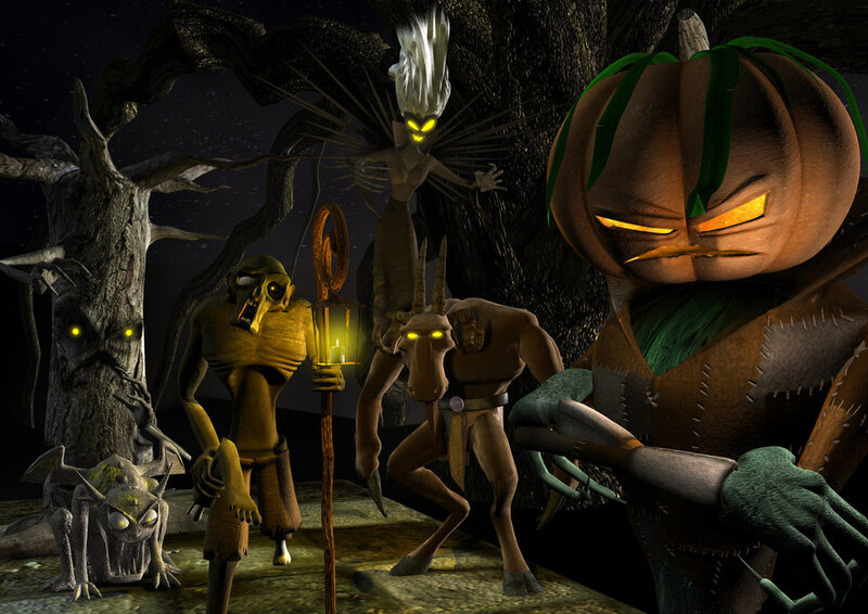 Pumpkin-headed Monster