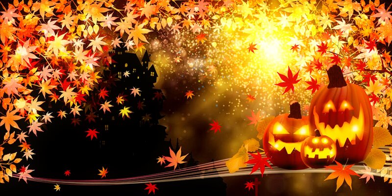 Pumpkin Lanterns in Autumn