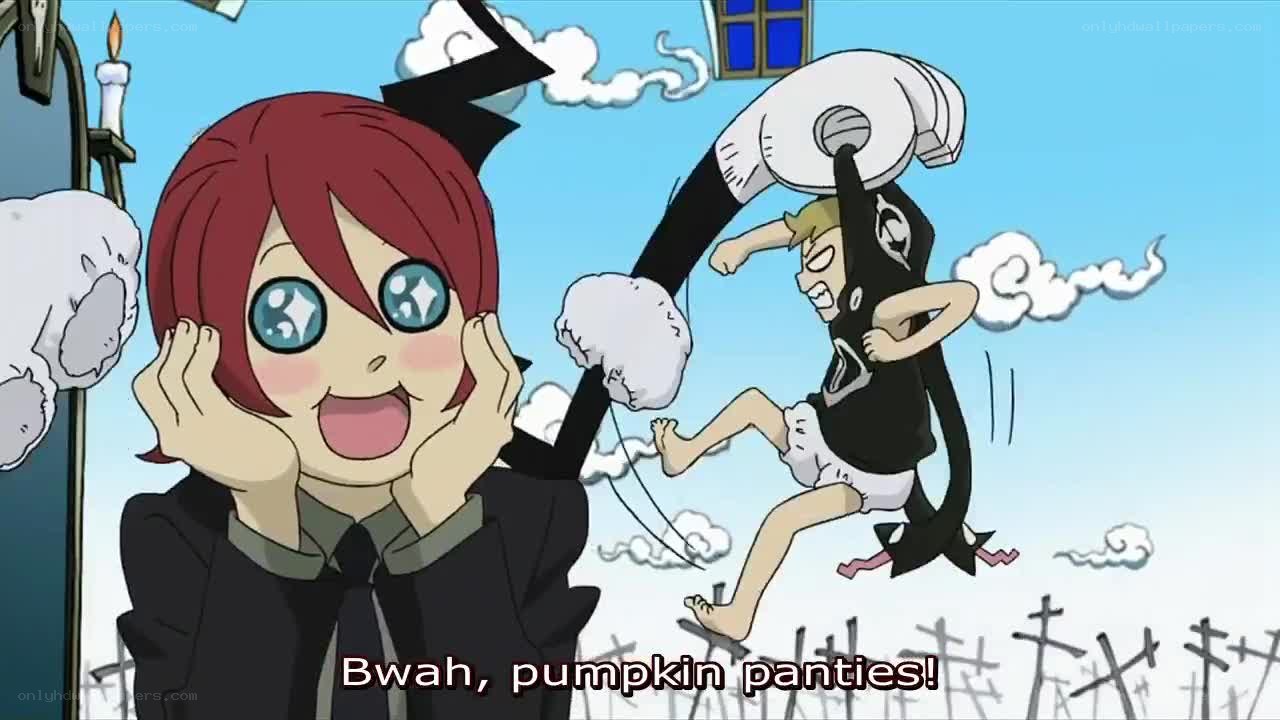 Pumpkin panties moment