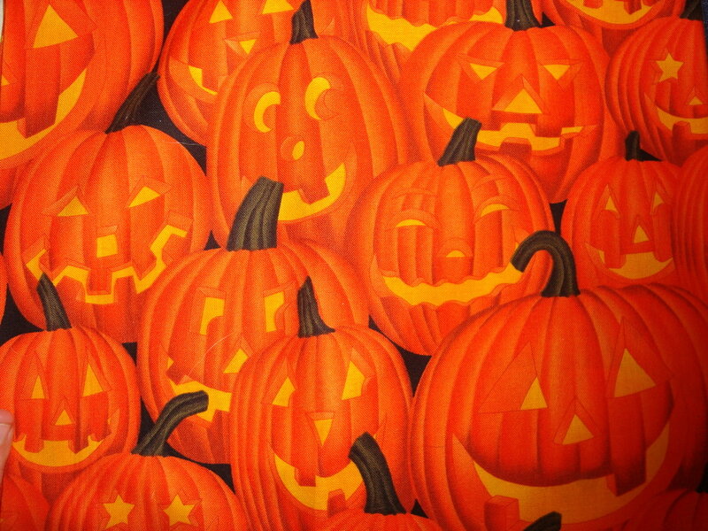 Pumpkin Pattern Fabric