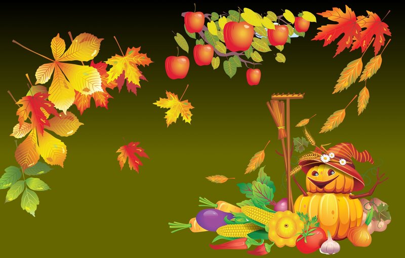 Pumpkin Scarecrow with Harvest
