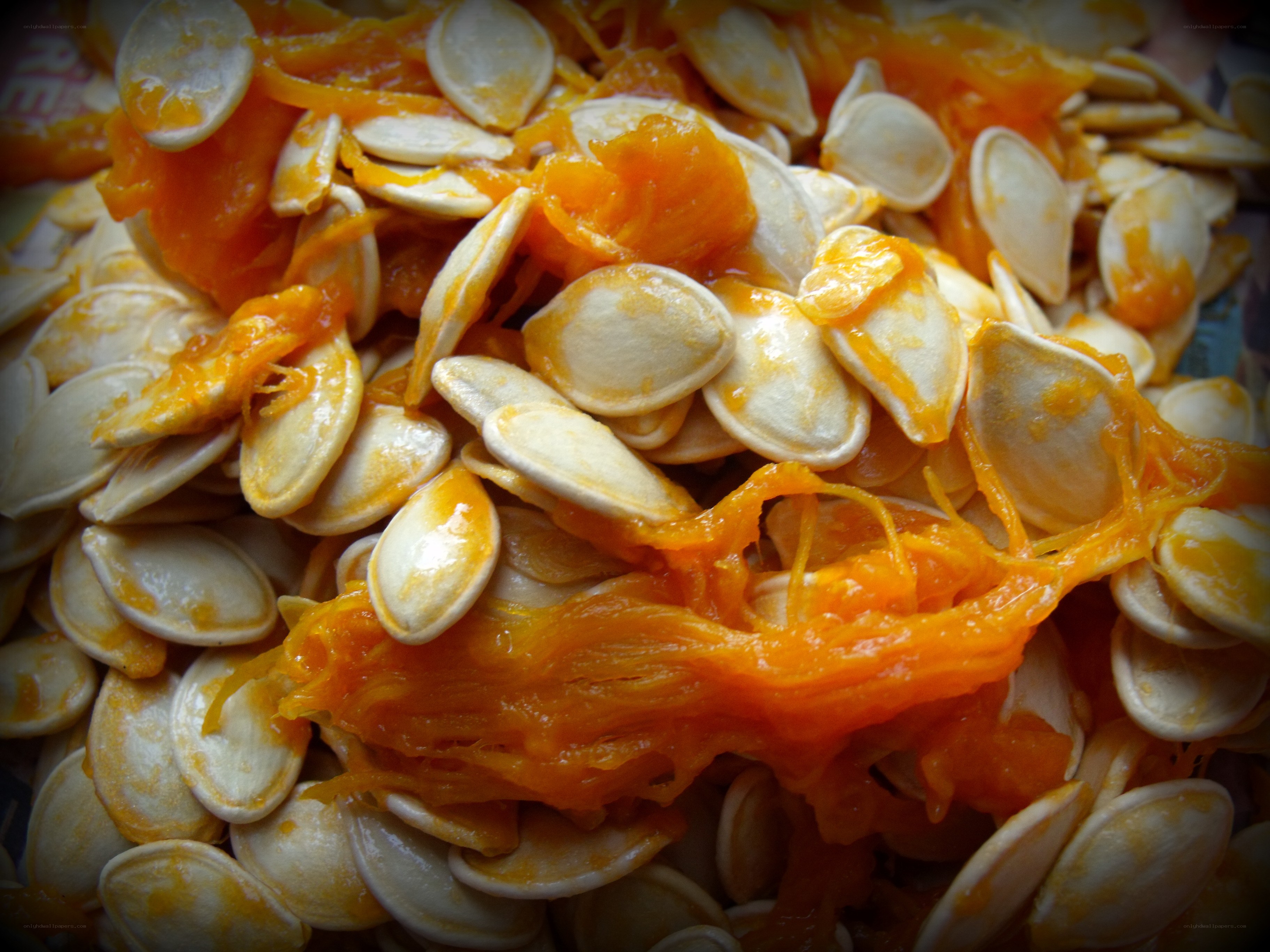 pumpkin seeds with pulp