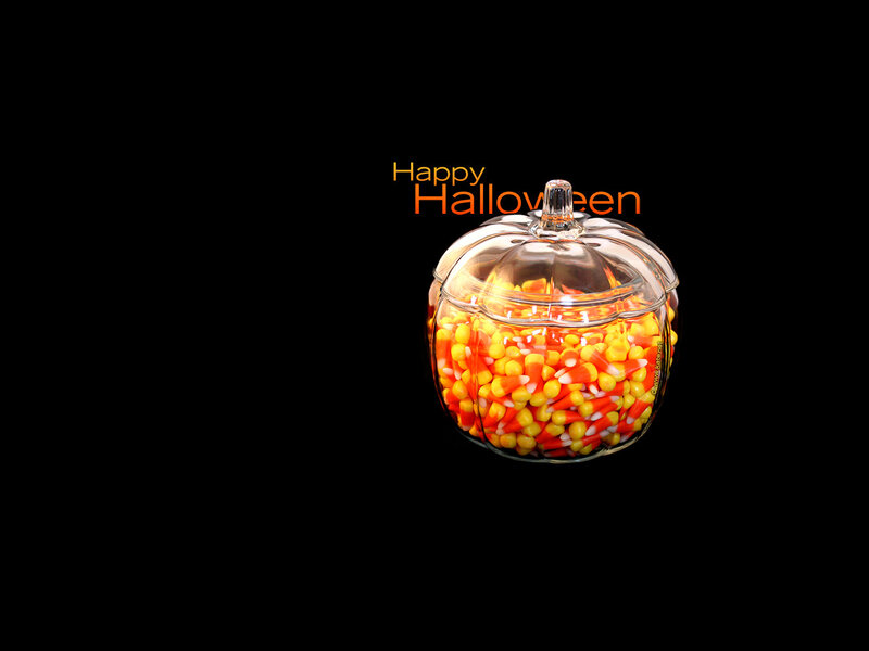 Pumpkin-shaped Candy Jar