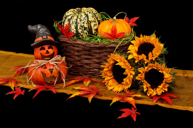 Pumpkin Witch Decoration
