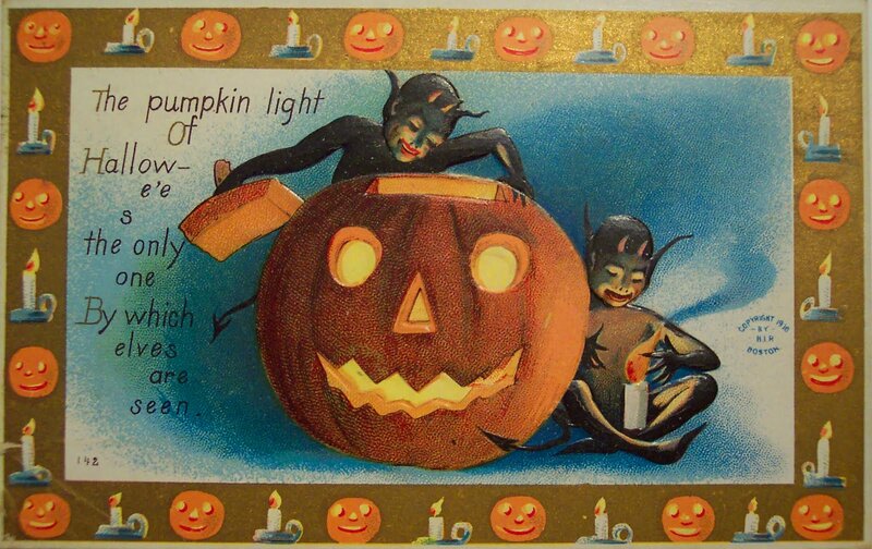 Pumpkin with Elves
