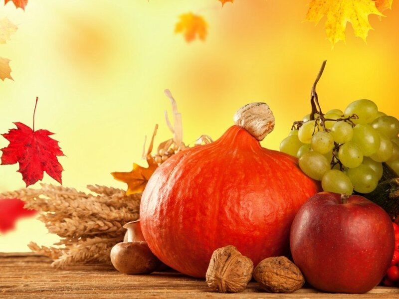 Pumpkin with Fruit and Nuts