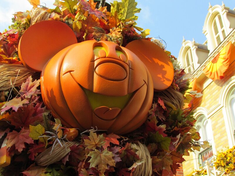 Pumpkin with Mickey Ears