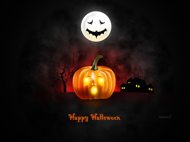 Pumpkin with Moon