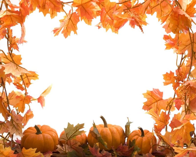 Pumpkins and Autumn Leaves — Orange, Festive, Photograph, Berries