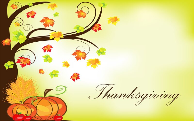 Pumpkins and Autumn Leaves — Yellow
