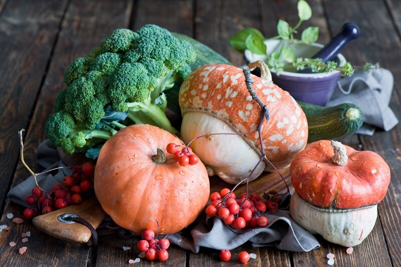 Pumpkins and Broccoli