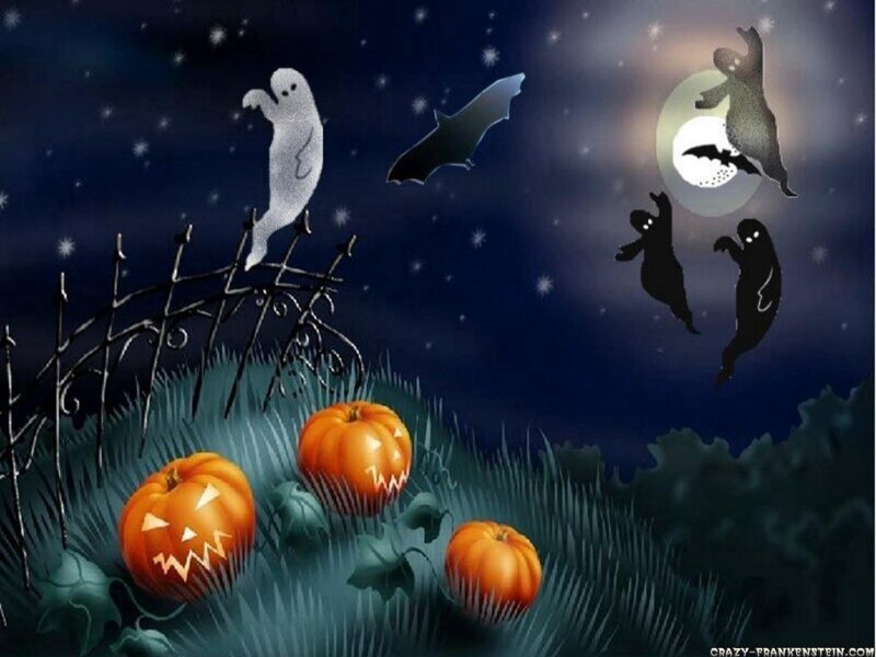 Pumpkins and Ghosts
