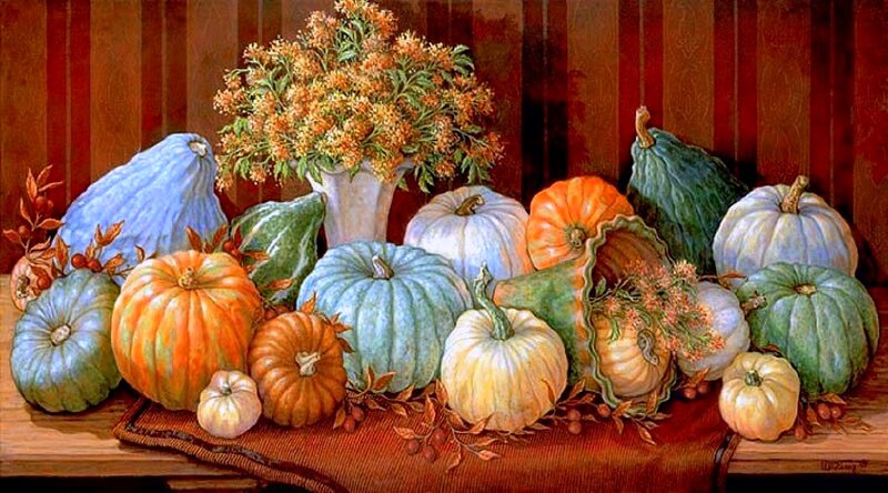 Pumpkins and Gourds — Orange, Autumnal, Autumn