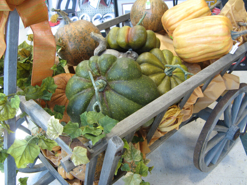 Pumpkins in a Cart