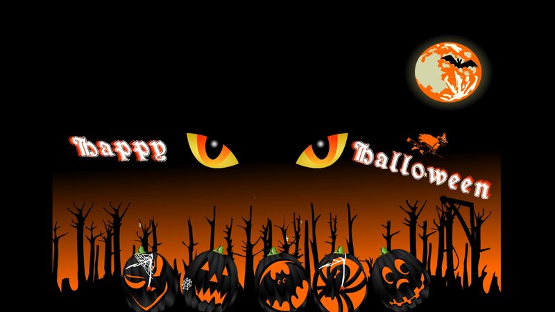 Pumpkins in a Graveyard