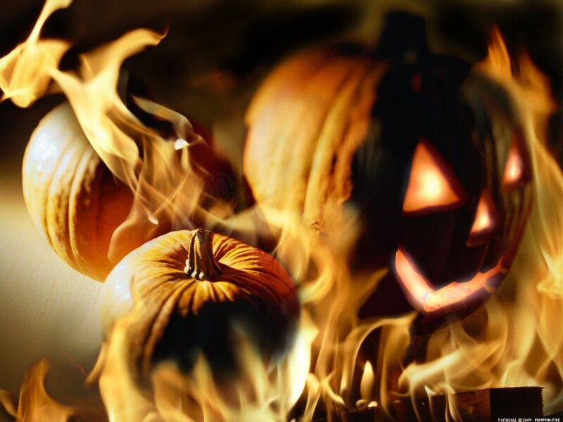 Pumpkins in Flames