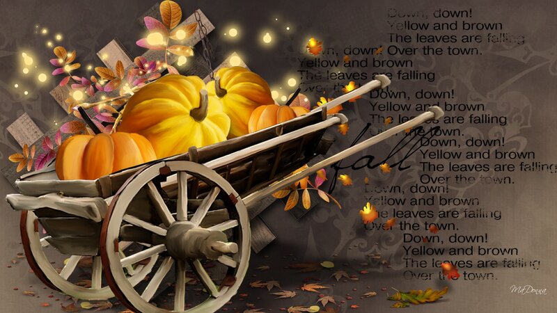 Pumpkins in Wheelbarrow