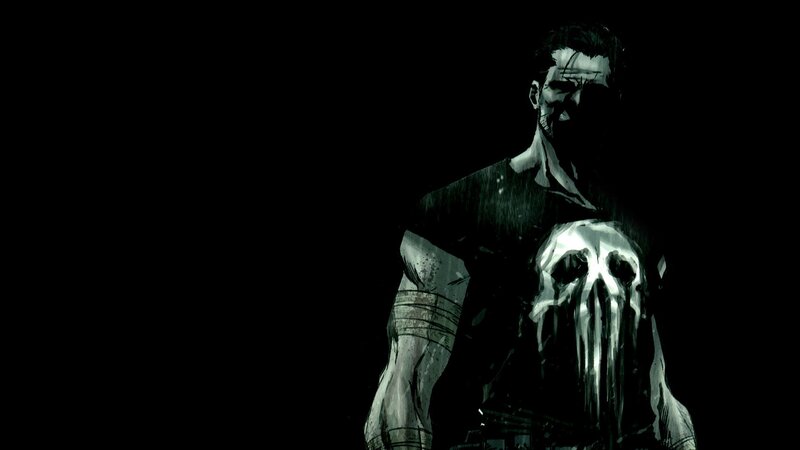 Punisher Character — Black, Dark, Comic