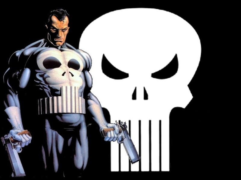 Punisher Character — Black, Dark