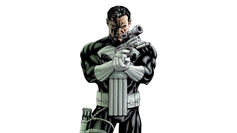 Punisher Character — Black, Intense
