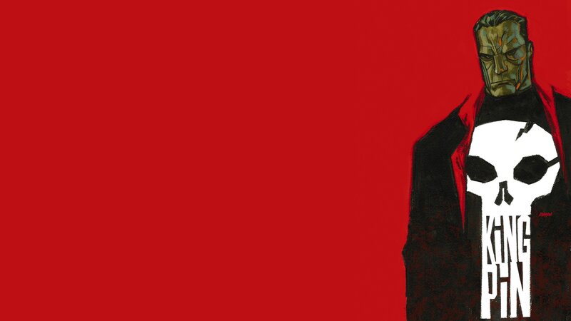 Punisher Character — Red, Dramatic, Comic, Skull Logo