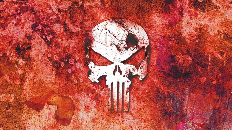 Punisher Skull Logo — Red