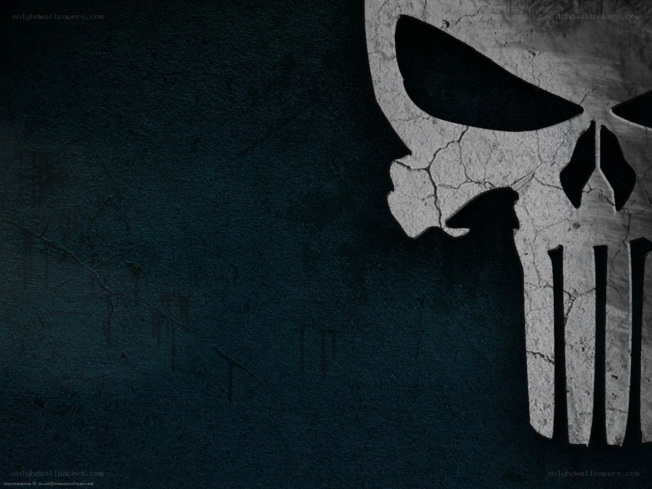 Punisher skull logo wallpaper