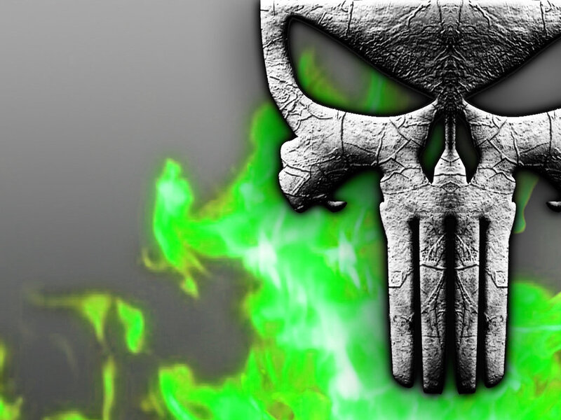 Punisher Skull Symbol — Gray